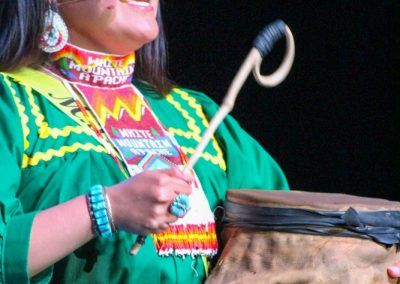 Miss Indian World contestant talking