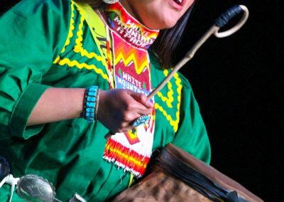 Miss Indian World contestant talking