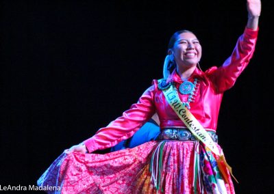 Miss Indian World contestant talking