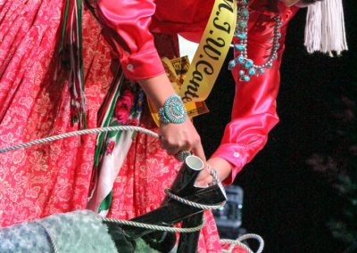 Miss Indian World contestant talking