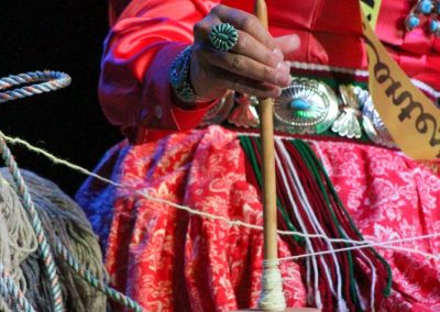 Miss Indian World contestant talking