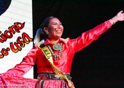 Miss Indian World contestant talking