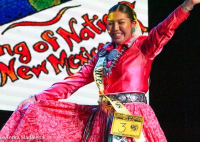 Miss Indian World contestant talking