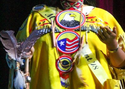 Miss Indian World contestant talking