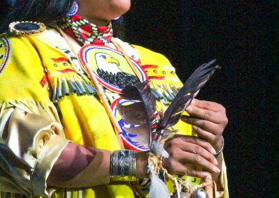 Miss Indian World contestant talking