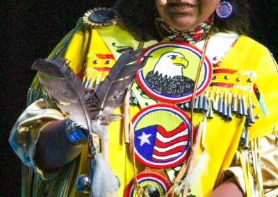 Miss Indian World contestant talking