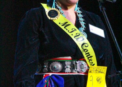 Miss Indian World contestant talking