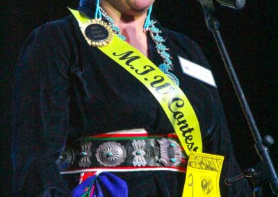 Miss Indian World contestant talking