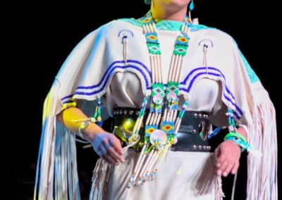 Miss Indian World contestant talking