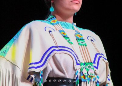 Miss Indian World contestant talking