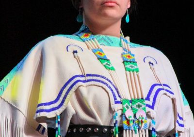 Miss Indian World contestant talking