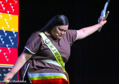 Miss Indian World contestant talking