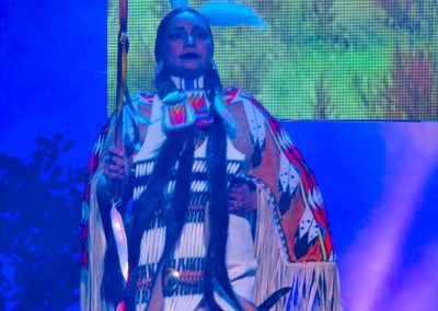 woman at Miss Indian World