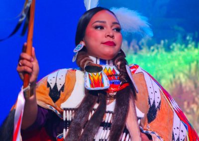 woman at Miss Indian World