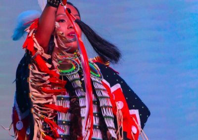 woman at Miss Indian World