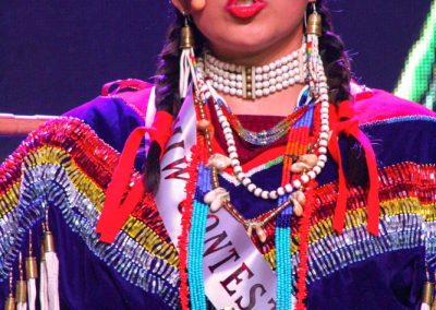 Miss Indian World contestant talking