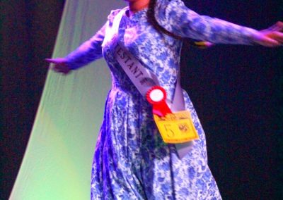 Miss Indian World contestant talking