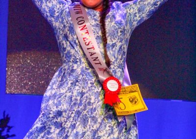 Miss Indian World contestant talking