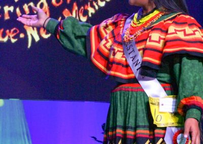 Miss Indian World contestant talking