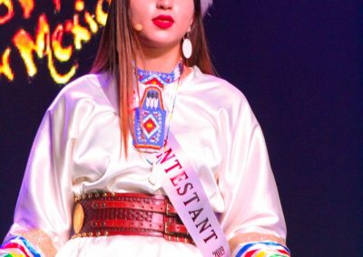 Miss Indian World contestant talking