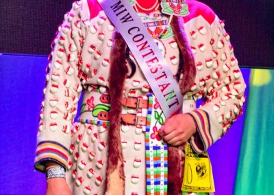 Miss Indian World contestant talking