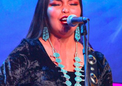 woman singing