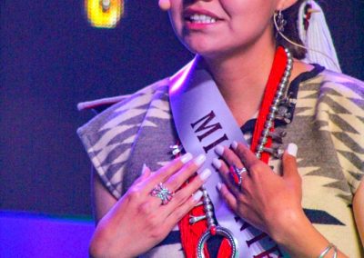 Miss Indian World contestant talking