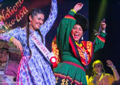 Miss Indian World contestants dancing