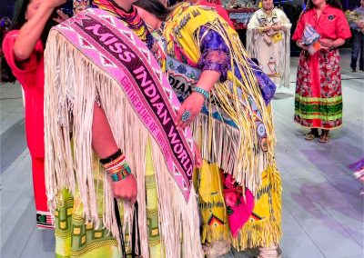 Miss Indian World smiling