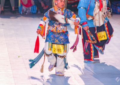 two young boys dancing