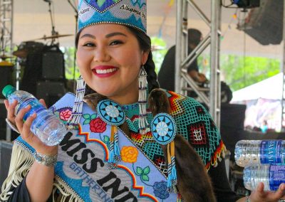 Miss Indian World smiling