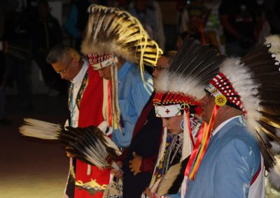 men in headdresses