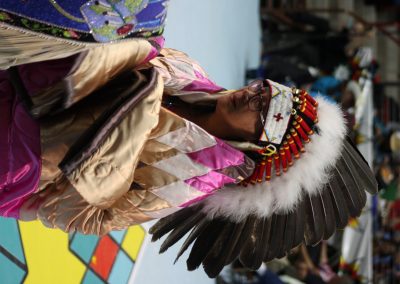 woman in headdress