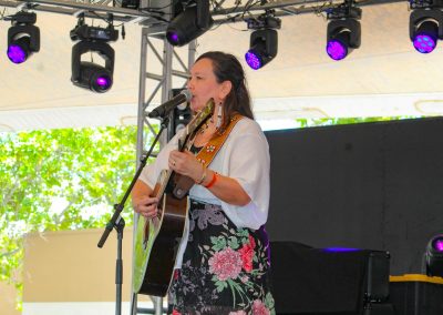 Woman singing