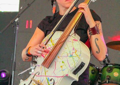 Woman playing cello