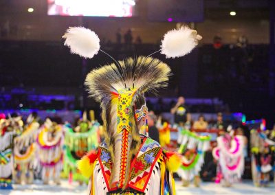 Boy at Gathering of Nations event