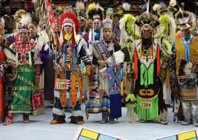 Miss Indian World and Gathering of Nations participants