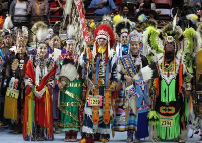 Miss Indian World and Gathering of Nations participants