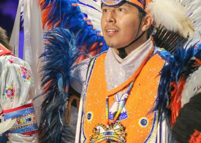 Boy at Gathering of Nations event