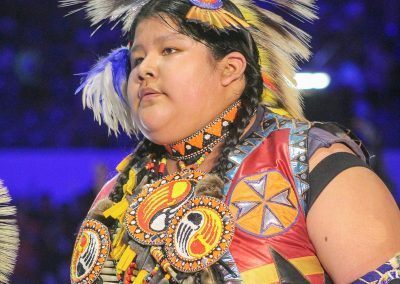 Boy at Gathering of Nations event