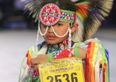 Boy at Gathering of Nations event