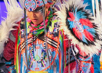 Boy at Gathering of Nations event