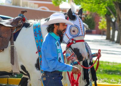 man with horse