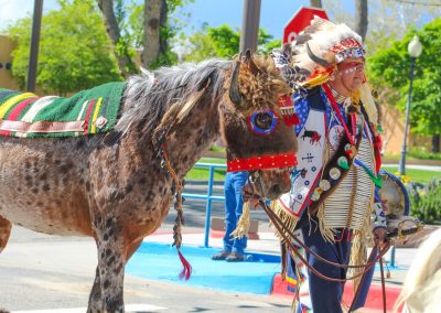 Man with horse