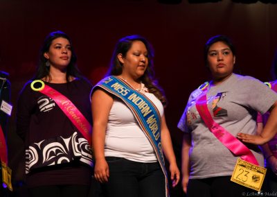 contestants on stage