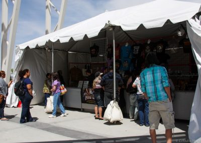 people at clothing stand