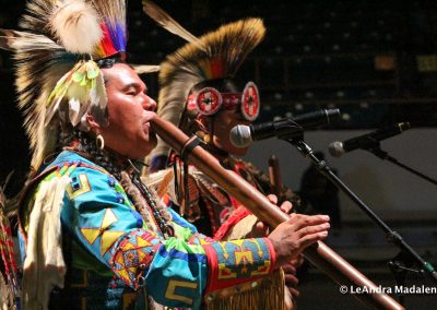 Man playing flute