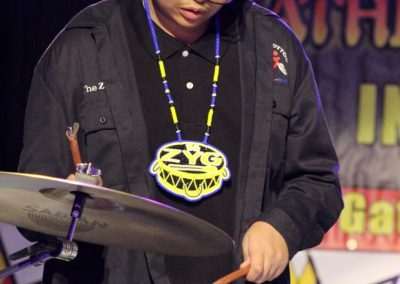 Man playing drum