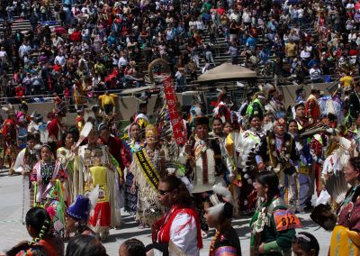 people at gathering of nations