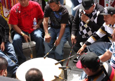 men playing drum